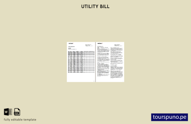 lista para imprimir plantilla de factura de servicios públicos de Verizon, Nue 2